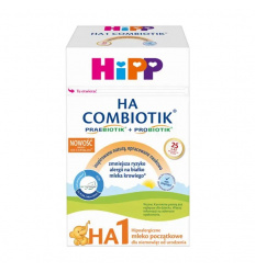 HiPP 1 Ha Combiotik1 hypoalergénne dojčenské mlieko pre dojčatá od narodenia 600g