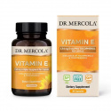 DR. MERCOLA Vitamín E (zdravie pokožky, podpora mozgu, antioxidácia) 30 kapsúl