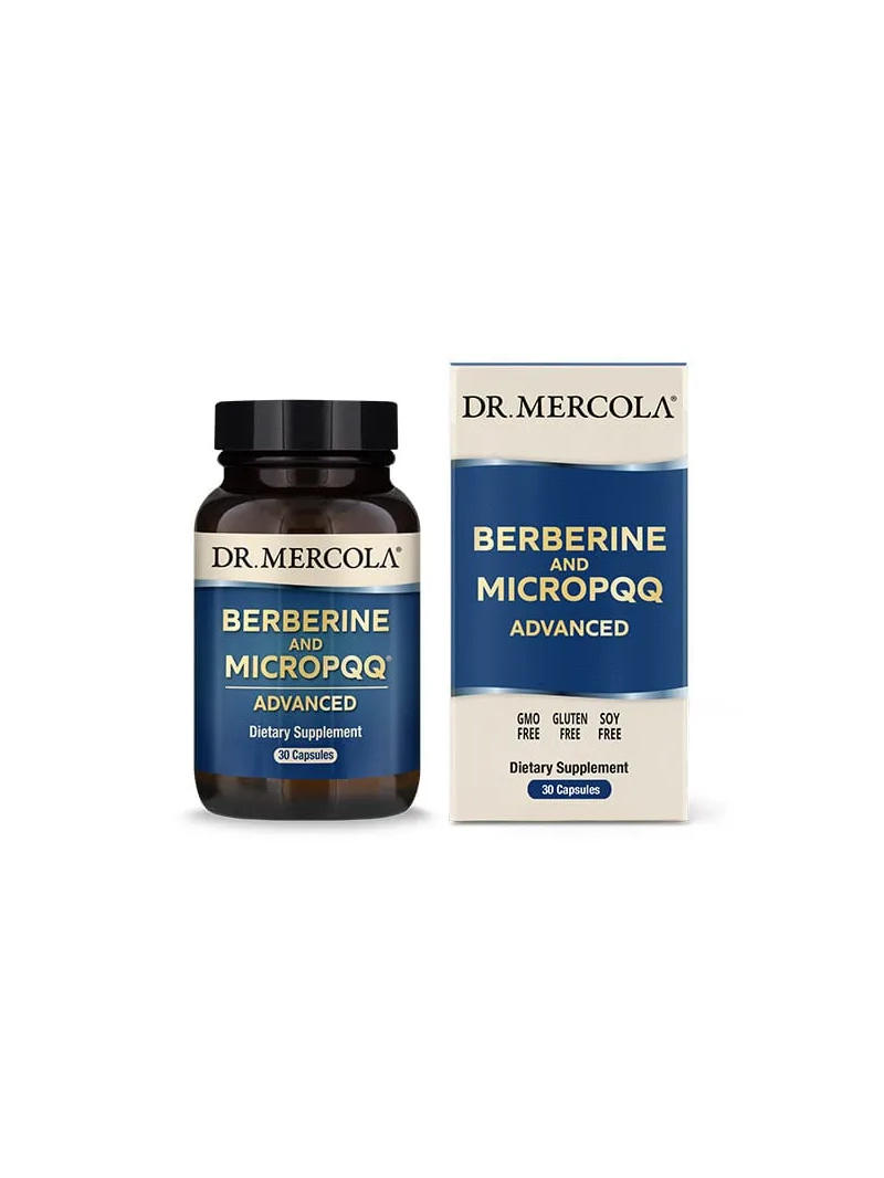 DR. MERCOLA Berberine a MicroPQQ Advanced (Berberine s PQQ, Antioxidácia) 30 kapsúl