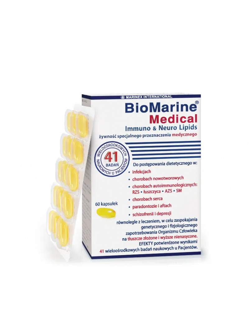 MARINEX BioMarine Medical Immuno Neuro Lipids (EPA, DHA a Omega-3) 60 kapsúl