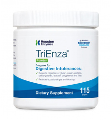 Houston Enzymes TriEnza Powder (tráviace enzýmy, potravinová intolerancia) 115g