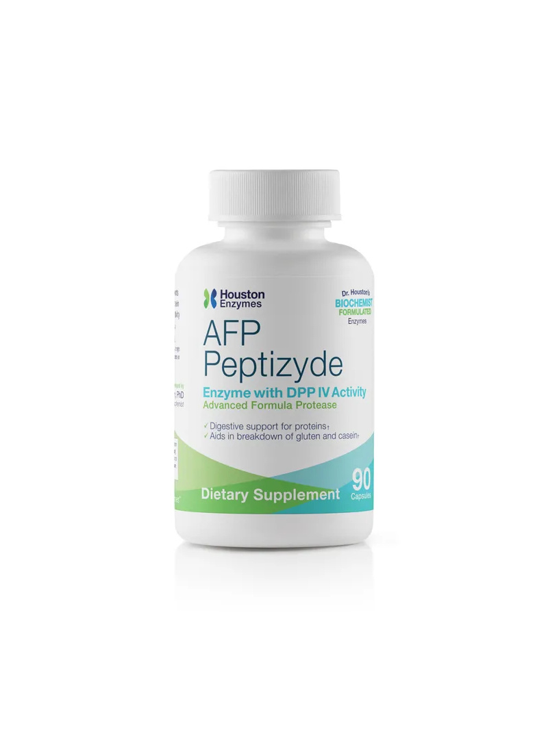 Houston Enzymes AFP Peptizid (tráviace enzýmy, trávenie bielkovín) 90 kapsúl