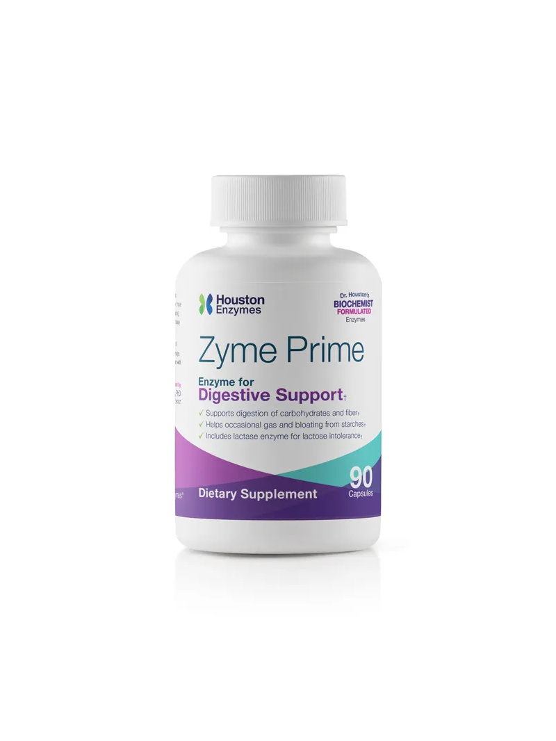 Houston Enzymes Zyme Prime (enzýmy na trávenie sacharidov a tukov) 90 kapsúl