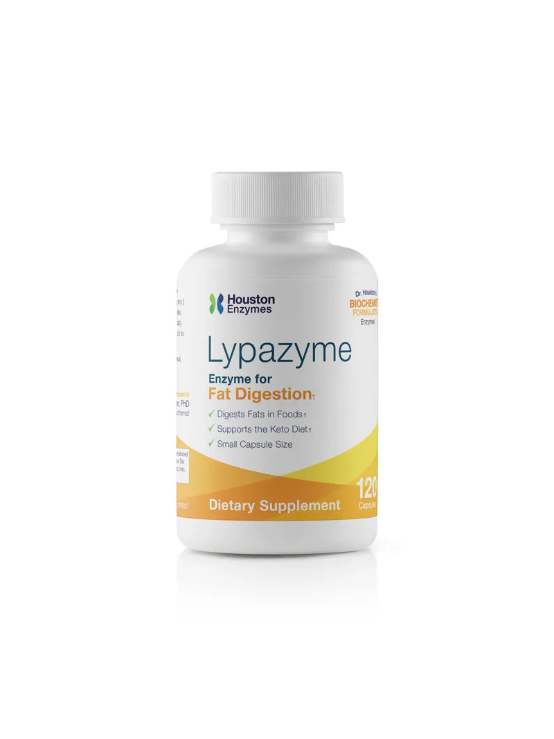 Houston Enzymes Lypazyme (enzýmy na trávenie tukov) 120 kapsúl