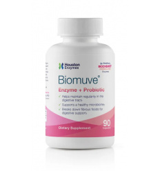 Houston Enzymes Biomuve (tráviace enzýmy s probiotikami a prebiotikami) 90 kapsúl