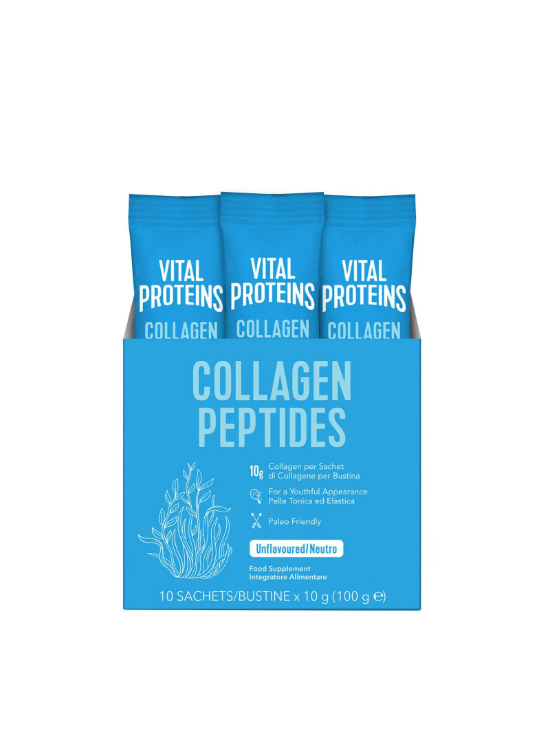 VITAL PROTEINS Kolagénové peptidy (kolagénové peptidy - vlasy / pokožka / nechty / kĺby a kosti) 10 x 10 g prírodné