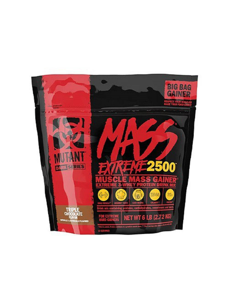 PVL Mutant Mass Extreme 2500 Gainer, trojitá čokoláda - 2720 g