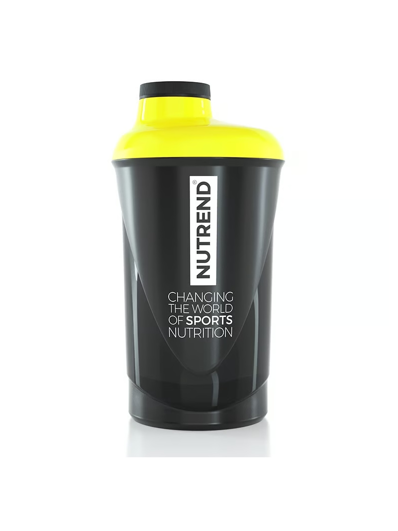 Nutrend Shaker Changing the World of Sport Nutrition black - 600 ml