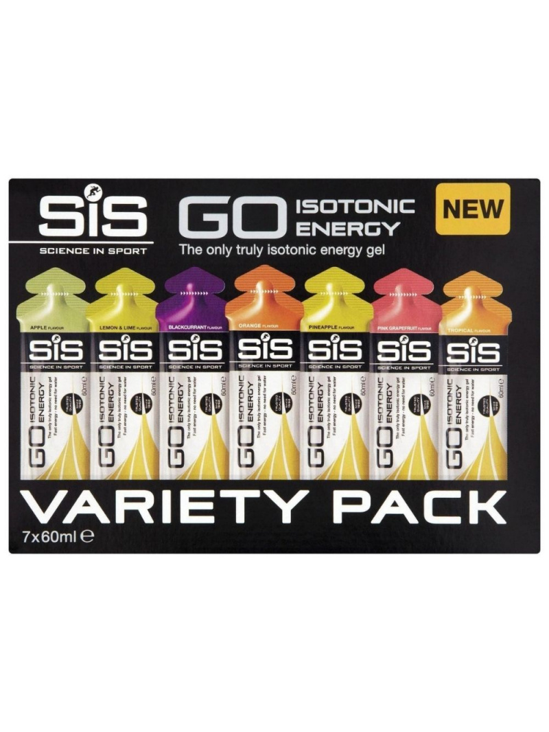 SIS GO Isotonic Energy Variety Pack Mix príchutí - 7x60 ml