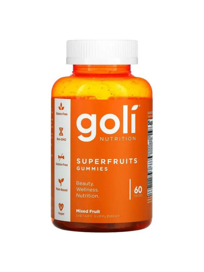 Goli Nutrition Superfruit Gummies - 60 gumy