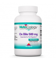 Nutricology-Ox Bile 500mg 100 Veg.